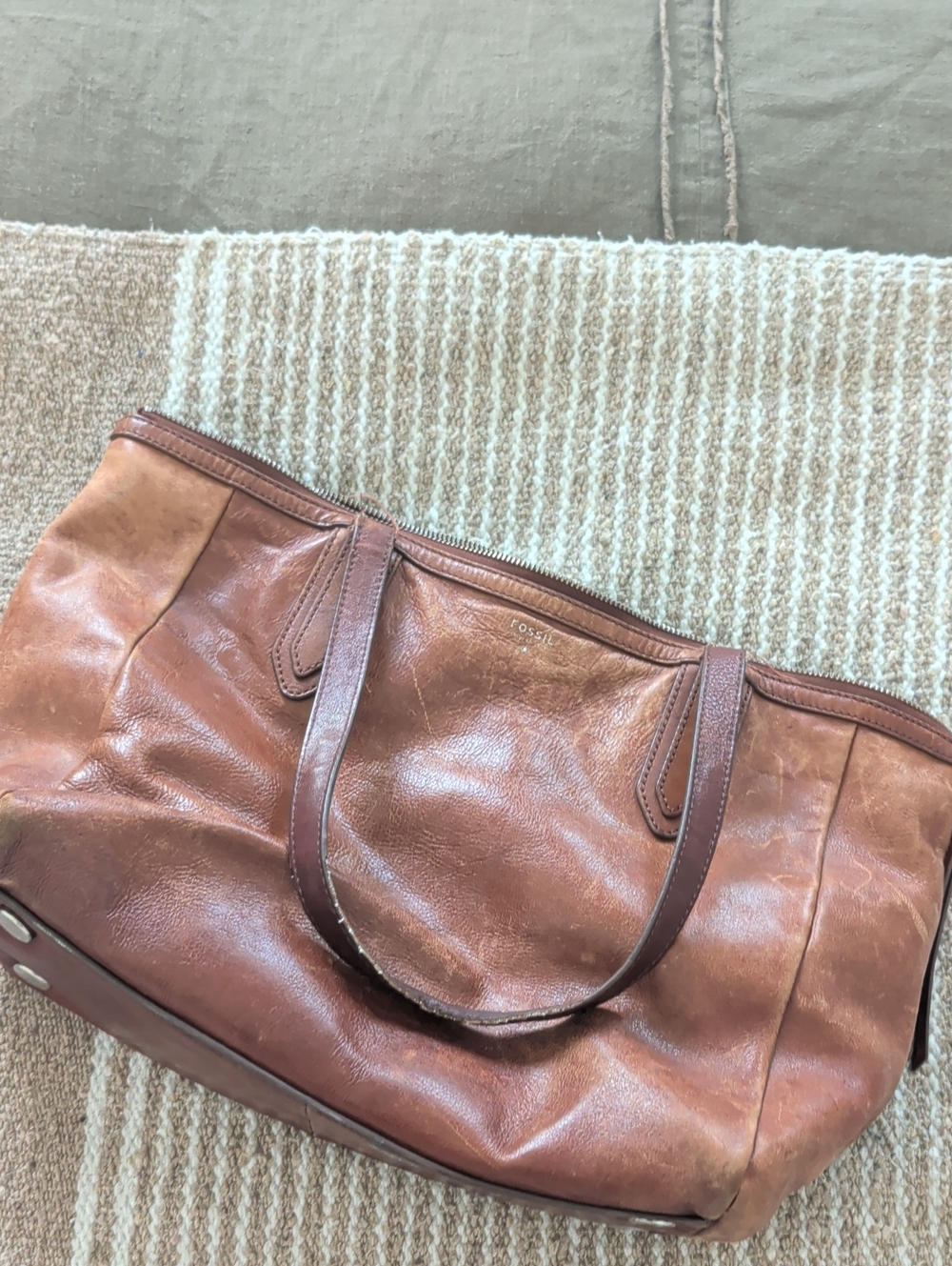 Well Loved Fossil Tote